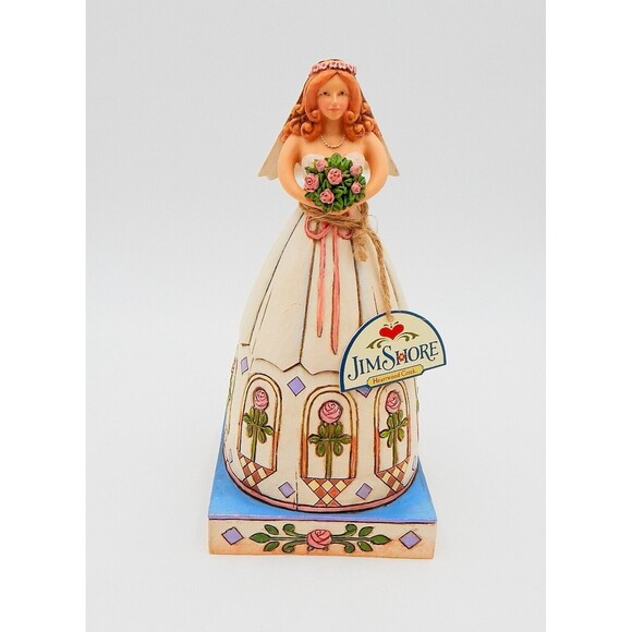 Jim Shore Bride "From This Day Forward" Figurine Wedding Heartwood Creek 4007235 - Picture 1 of 8